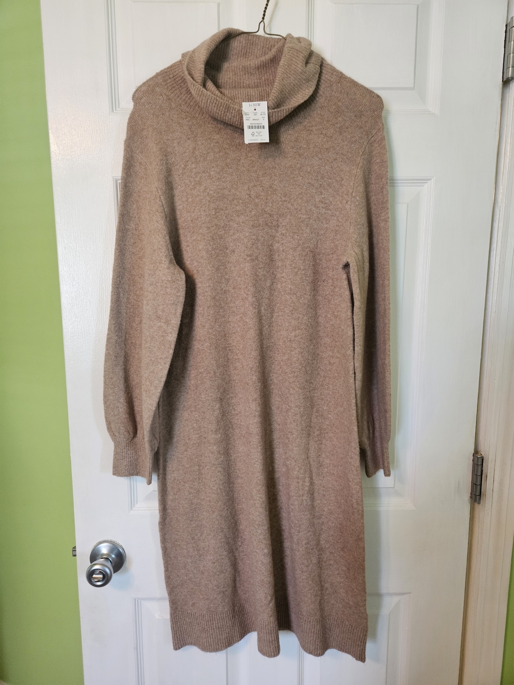 J. Crew Long-Sleeve Turtleneck Sweater Dress